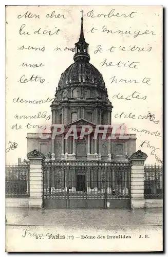 Cartes postales Paris Dome des Invalides