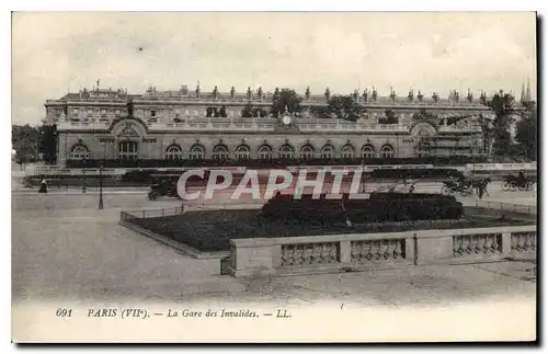 Cartes postales Paris VII La Gare des Invalides