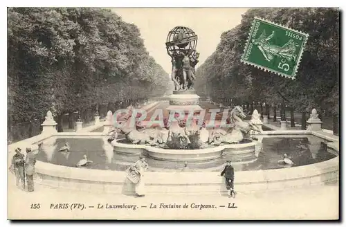 Cartes postales Paris Le Luxumbourg La Fontaine de Carpeaux