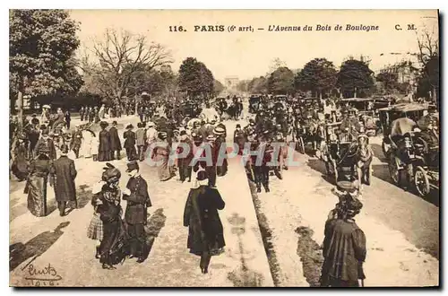 Ansichtskarte AK Paris 6 arrt L'Avenue du Bois de Boulogne