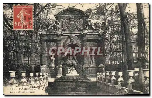 Cartes postales Paris 6e arrt la fontaine Medicis