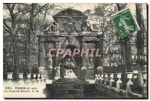 Cartes postales Paris 6e arrt la fontaine Medicis