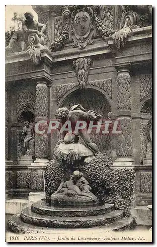 Ansichtskarte AK Paris VIe jardin du Luxembourg fontaine Medicis