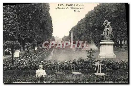 Cartes postales Paris 6e arrt l'Avenue de l'Observatoire