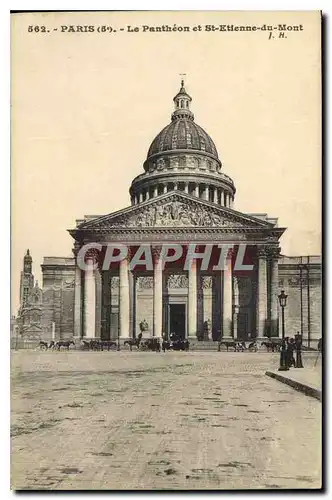 Ansichtskarte AK Paris 5e le Pantheon et St Etienne du Mont