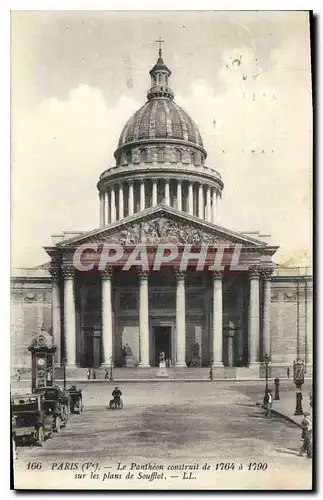 Cartes postales Paris Ve le Pantheon construit de 1764 a 1790 sur les plans de Soufflot