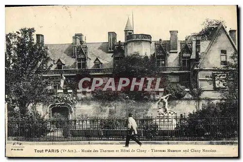 Cartes postales Tour Paris Ve arr Musee des Thermes et hotel de Cluny