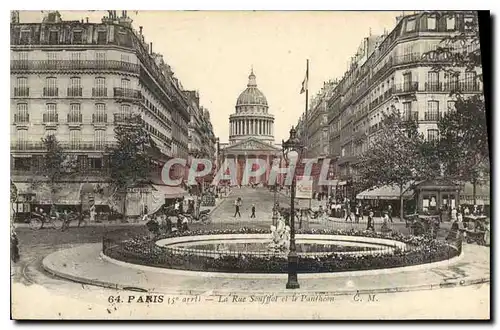 Ansichtskarte AK Paris 5e arrt la rue Soufflot et le Pantheon