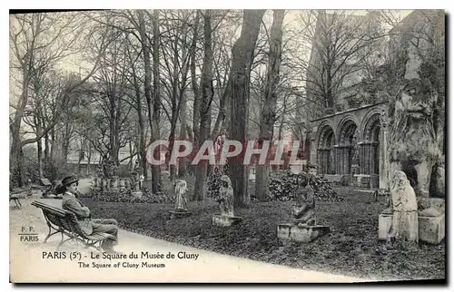 Cartes postales Paris 5e le Square du Musee de Cluny