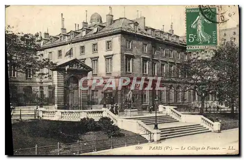 Cartes postales Paris Ve le College de France