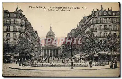 Ansichtskarte AK Paris 5e le Pantheon et la rue Soufflot