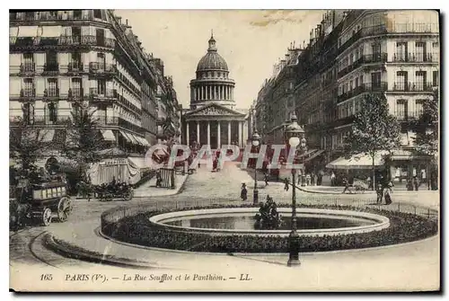 Cartes postales Paris Ve la rue Soufflot et le Pantheon