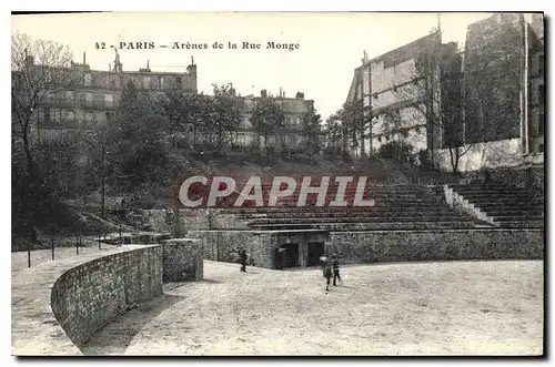 Cartes postales Paris Arenes de la Rue Monge