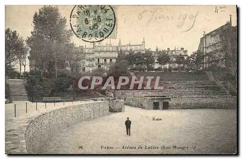 Ansichtskarte AK Paris Arenes de Lutece rue Monge