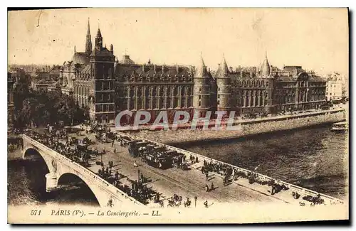 Ansichtskarte AK Paris Ve la Conciergerie