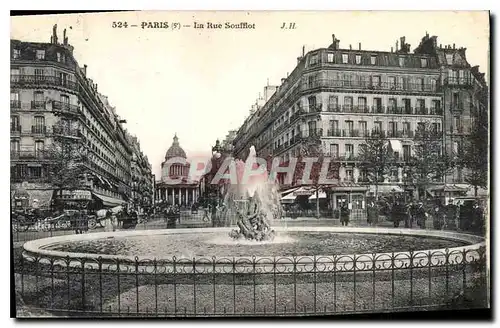 Cartes postales Paris 5e la rue Soufflot