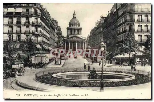 Ansichtskarte AK Paris Ve la Rue Soufflot et le Pantheon