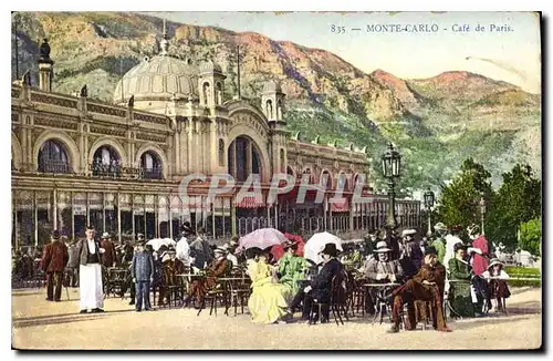 Cartes postales Monte Carlo Cafe de Paris