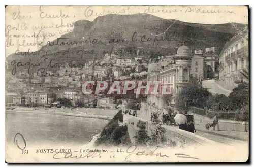 Cartes postales Monte Carlo la Condamine
