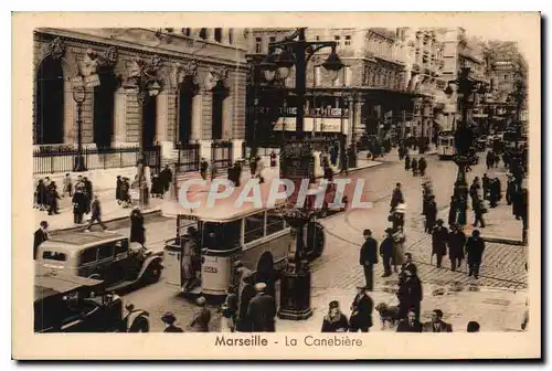 Cartes postales Marseille la Canebiere