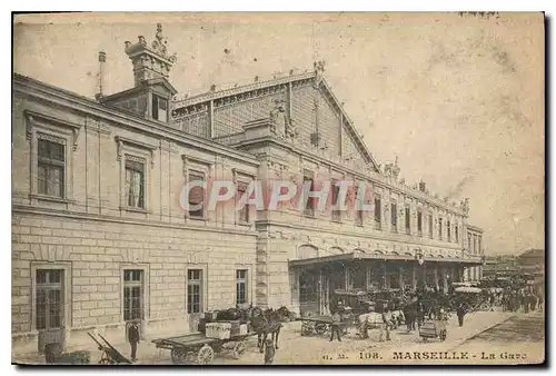 Cartes postales Marseille la gare