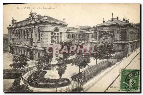 Cartes postales Marseille la Bibliotheque