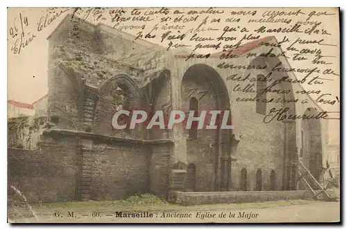 Cartes postales Marseille Ancienne Eglise de la Major