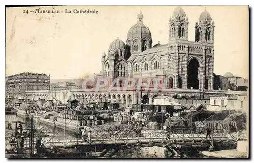 Cartes postales Marseille la cathedrale