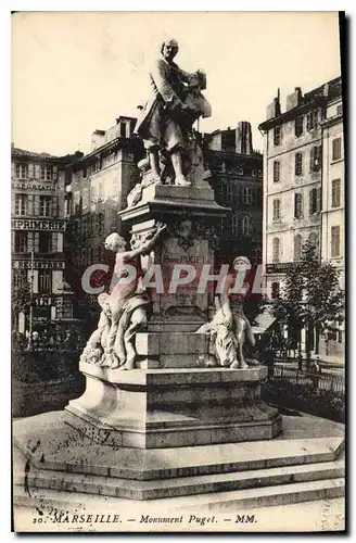 Ansichtskarte AK Marseille Monument Puget