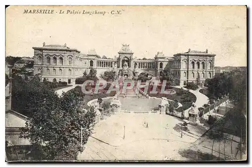 Cartes postales Marseille le palais Longchamp