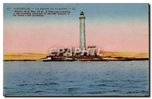 Cartes postales Marseille le Phare de Planier