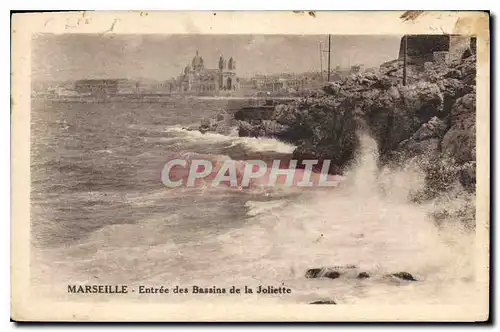 Cartes postales Marseille Entree des Bassins de la Joliette