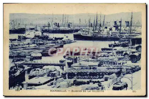 Cartes postales Marseille Bassins de la Joliette