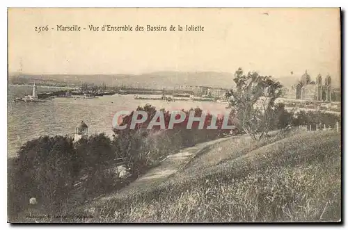 Cartes postales Marseille vue d'Ensemble des Bassins de la Joliette