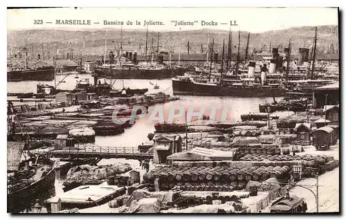 Cartes postales Marseille Bassins de la Joliette