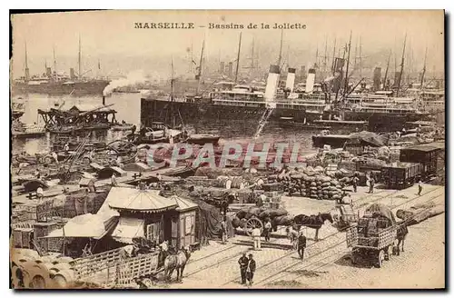 Cartes postales Marseille Bassins de la Joliette