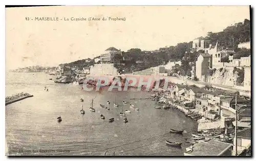 Ansichtskarte AK Marseille la Corniche l'Anse du Prophete