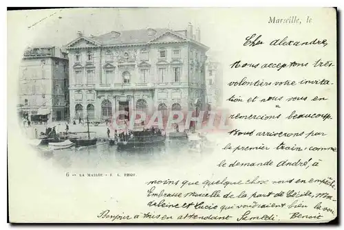 Cartes postales Marseille la Mairie