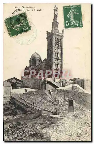 Cartes postales Marseille N D de la Garde