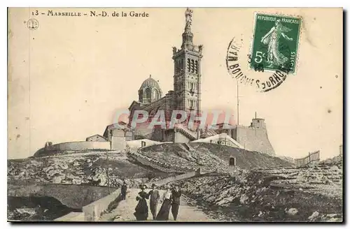 Cartes postales Marseille N D de la Garde