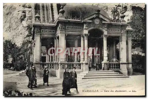 Ansichtskarte AK Marseille Gare des Ascenseurs