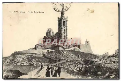 Cartes postales Marseille N D de la Garde