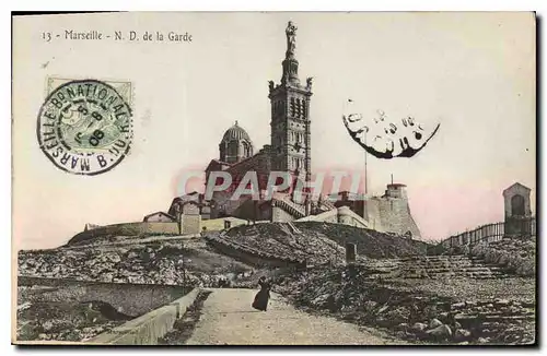 Cartes postales Marseille N D de la Garde