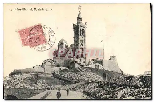 Cartes postales Marseille N d de la Garde