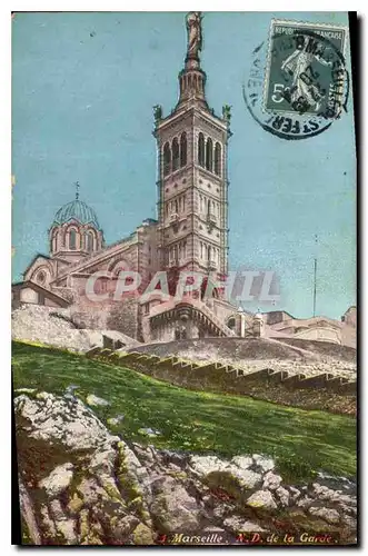 Cartes postales Marseille N D de la Garde