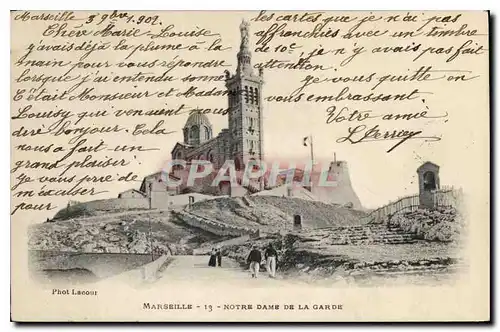 Cartes postales Marseille Notre Dame de la Garde