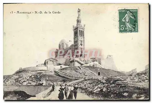 Cartes postales Marseille N D de la Garde