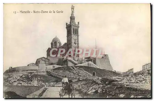 Cartes postales Marseille Notre Dame de la Garde