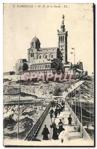 Cartes postales Marseille N D de la Garde