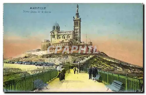 Cartes postales Marseille Notre Dame de la Garde